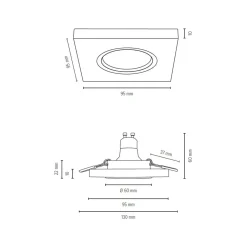Sklep Kaja Zestaw oczek podtynkowych z drewna brzozy 2515360 VITAR | Kaja