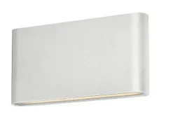 Sklep Kaja Zewnętrzna lampa ścienna LED, płaski kinkiet AZ2181 CREMONA M | Kaja