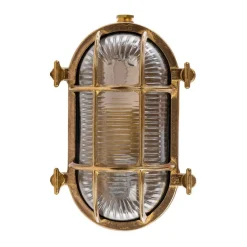 Sklep Kaja Zewnętrzna lampa ścienna w kolorze mosiądzu A57Z THIRA | Kaja