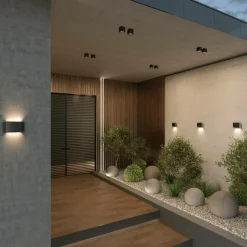 Sklep Kaja Zewnętrzny kinkiet ścienny, czarny, LED 5W O412WL-L5GF3K z serii PULL