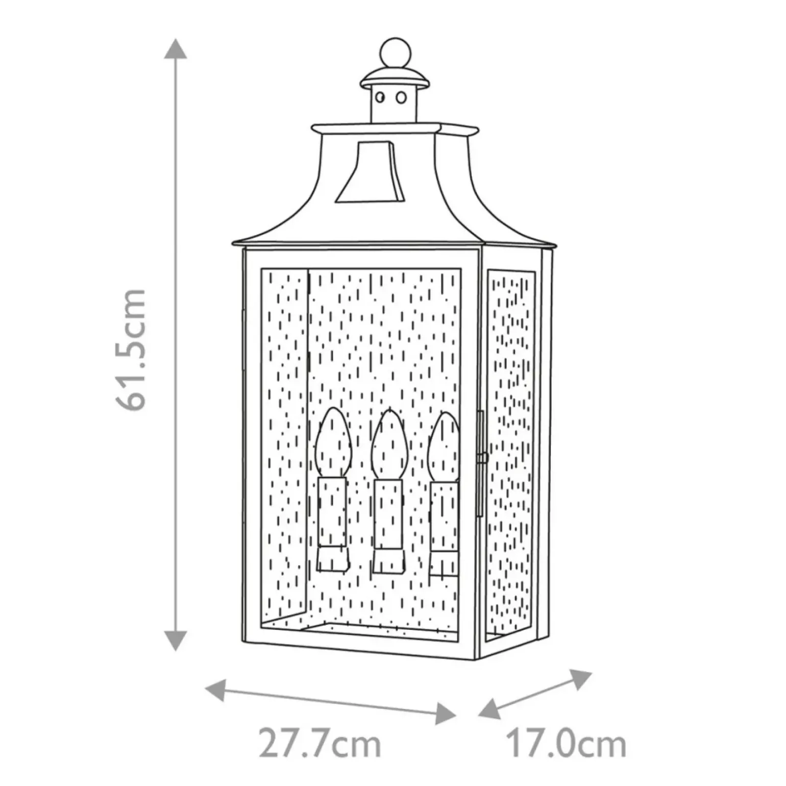 Sklep Kaja Zewnętrzny kinkiet elewacyjnym BALMORAL z serii BALMORAL