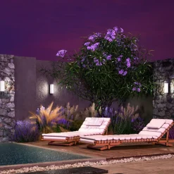 Sklep Kaja Zewnętrzny, ledowy kinkiet elwacyjny O434WL-L12GF3K z serii ROCK