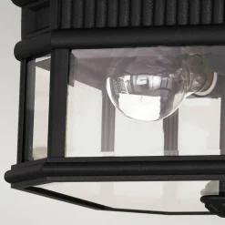 Sklep Kaja Zewnętrzny, szklany plafon FE-COTSLN-F-BK z serii COTSWOLD LANE