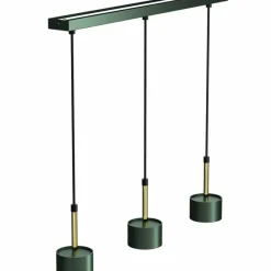 Clearance Zielona lampa ze złotymi elementami MLP7767 z serii ARENA | Kaja Oświetlenie Żyrandole Nowoczesne