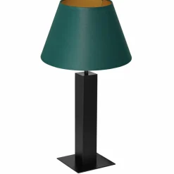 Sklep Kaja Zielona lampka stołowa, stożkowy abażur LX 3614 z serii TABLE LAMPS