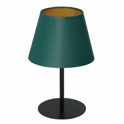 Sklep Kaja Zielono-złota lampa stołowa, stożkowy abażur LX 3559 z serii ARDEN