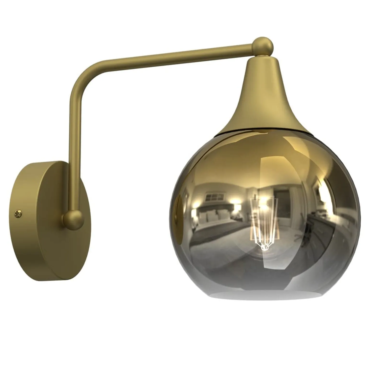 Sklep Kaja Złota, dekoracyjna lampa ścienna, kinkiet MLP8399 z serii MONTE | Kaja Oświetlen