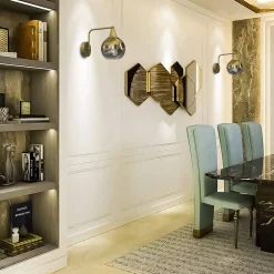 Sklep Kaja Złota, dekoracyjna lampa ścienna, kinkiet MLP8399 z serii MONTE | Kaja Oświetlen