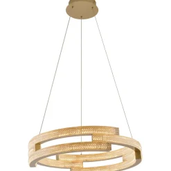 New Złota, dekoracyjna lampa wisząca do salonu LP-1810/1P GD TARJA | Kaja Żyrandole Nowoczesne