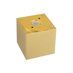 Sklep Kaja Złota kostka natynkowa spot do salonu 8,5x8,5cm 10720 PARANA | Kaja