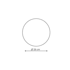 Sklep Kaja Złota lampa ścienna ⌀26cm LP-8102/1C-18W GD PLATILLO | Kaja