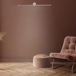 Sklep Kaja Złota lampa ścienna nad lustro LP-777/1W L GD z serii MODERN SLIM