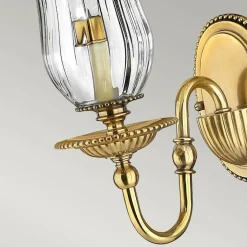 Sklep Kaja Złota lampa ścienna, świecznik HK-CAMBRIDGE1 z serii CAMBRIDGE