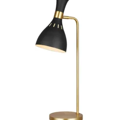 Sklep Kaja Złota lampa stołowa do biura FE-JOAN-TL-MB z serii JOAN