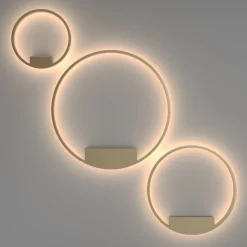 Sklep Kaja Złota lampa sufitowa, LED 25W MOD058CL-L25BS3K z serii RIM | Kaja