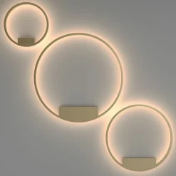 Sklep Kaja Złota lampa sufitowa, ledowy okrąg 37W MOD058CL-L35BS3K z serii RIM