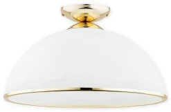 Sklep Kaja Złota lampa sufitowa z dużym kloszem 1xE27 O3136 P1 ZL | Kaja