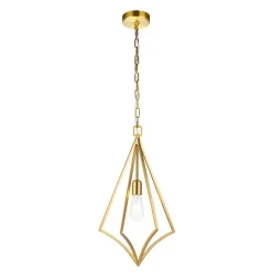 Fashion Złota lampa wisząca, łańcuszek FE-NICO-P-M-BB z serii NICO Żyrandole Nowoczesne