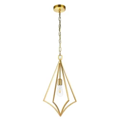 Fashion Złota lampa wisząca, łańcuszek FE-NICO-P-M-BB z serii NICO Żyrandole Nowoczesne