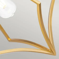 Fashion Złota lampa wisząca, łańcuszek FE-NICO-P-M-BB z serii NICO Żyrandole Nowoczesne