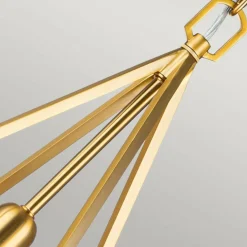 Fashion Złota lampa wisząca, łańcuszek FE-NICO-P-M-BB z serii NICO Żyrandole Nowoczesne