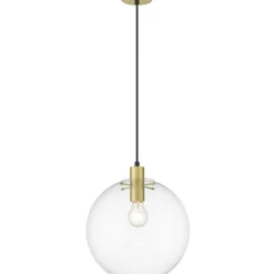 Best Sale Złota lampa wisząca kula ⌀30cm LP-004/1P L GD PUERTO | Kaja Żyrandole Nowoczesne