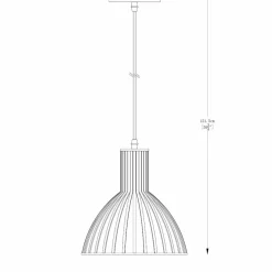 Outlet Złota lampa wisząca na żarówkę E27 ZM A8082-GLD z serii DOLIA | Kaja Żyrandole Nowoczesne