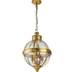 Sklep Kaja Złota lampa wisząca w kształcie kuli FE-ADAMS-3P-BB z serii ADAMS
