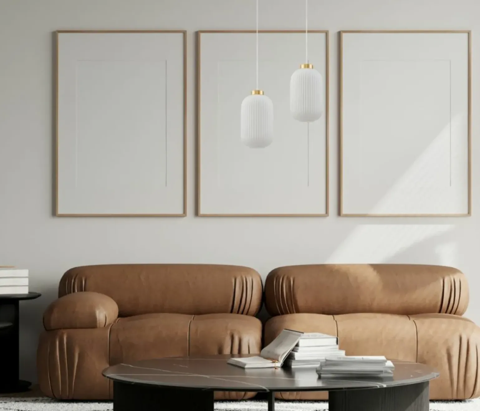 Best Złota lampa wisząca z dekoracyjnym kloszem PND-52636-1-GD serii LINDO Żyrandole Nowoczesne