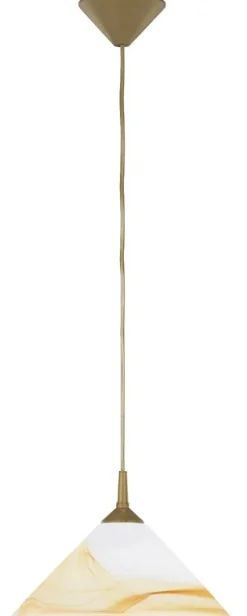 Sklep Kaja Złota lampa wisząca ze stożkowatym kloszem AL 11851 | Kaja