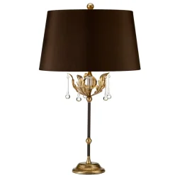 Sklep Kaja Złota lampka stołowa do salonu AML-TL-BRONZE z serii AMARILLI