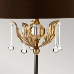 Sklep Kaja Złota lampka stołowa do salonu AML-TL-BRONZE z serii AMARILLI