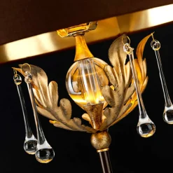 Sklep Kaja Złota lampka stołowa do salonu AML-TL-BRONZE z serii AMARILLI