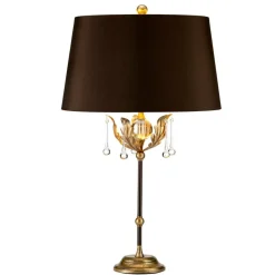 Sklep Kaja Złota lampka stołowa do salonu AML-TL-BRONZE z serii AMARILLI