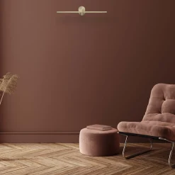 Sklep Kaja Złota, ledowa lampa ścienna 40cm LP-777/1W M GD z serii MODERN SLIM