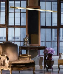 Store Złota listwa 100cm LED ze ściemniaczem MX P0356D ORGANIC P | Kaja Żyrandole Nowoczesne