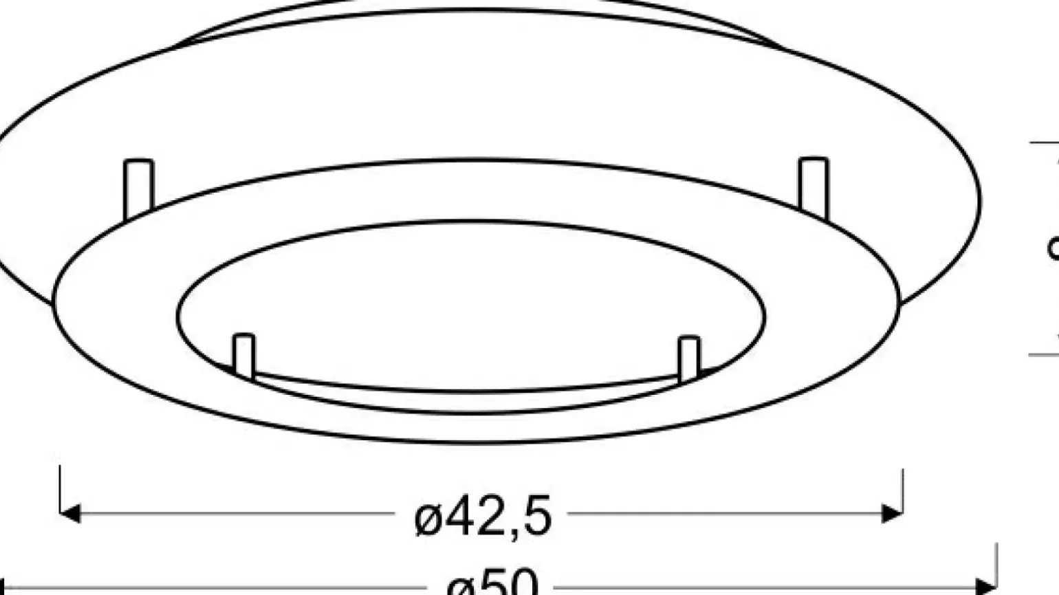 Sklep Kaja Złota, nowoczesna lampa sufitowa LED 98-66190 MERLE | Kaja Oświetlenie