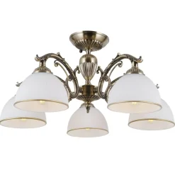 Sklep Kaja Złota, ozdobna lampa sufitowa PND-5122-5 FENEZA | Kaja Oświetlenie