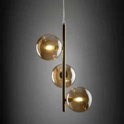 Best Sale Złota, pionowa lampa wisząca do sypialni TK 4838 ESTERA GOLD | Kaja Żyrandole Nowoczesne