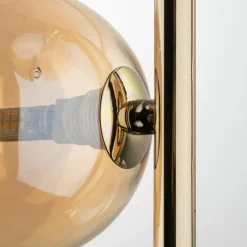 Best Sale Złota, pionowa lampa wisząca do sypialni TK 4838 ESTERA GOLD | Kaja Żyrandole Nowoczesne