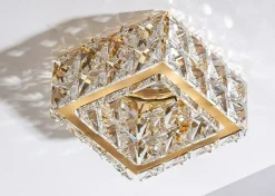 Sklep Kaja Złote oczko podtynkowe z kryształem AZ4415 ESTER | Kaja Oświetlenie