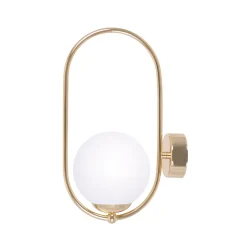 Sklep Kaja Złoty, dekoracyjny kinkiet ścienny do salonu K-5393 z serii RITUS