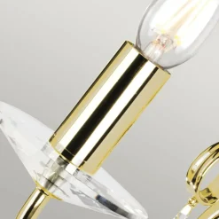 Sklep Kaja Złoty, elegancki kinkiet, świecznik AG1-POL-BRASS z serii AEGEAN