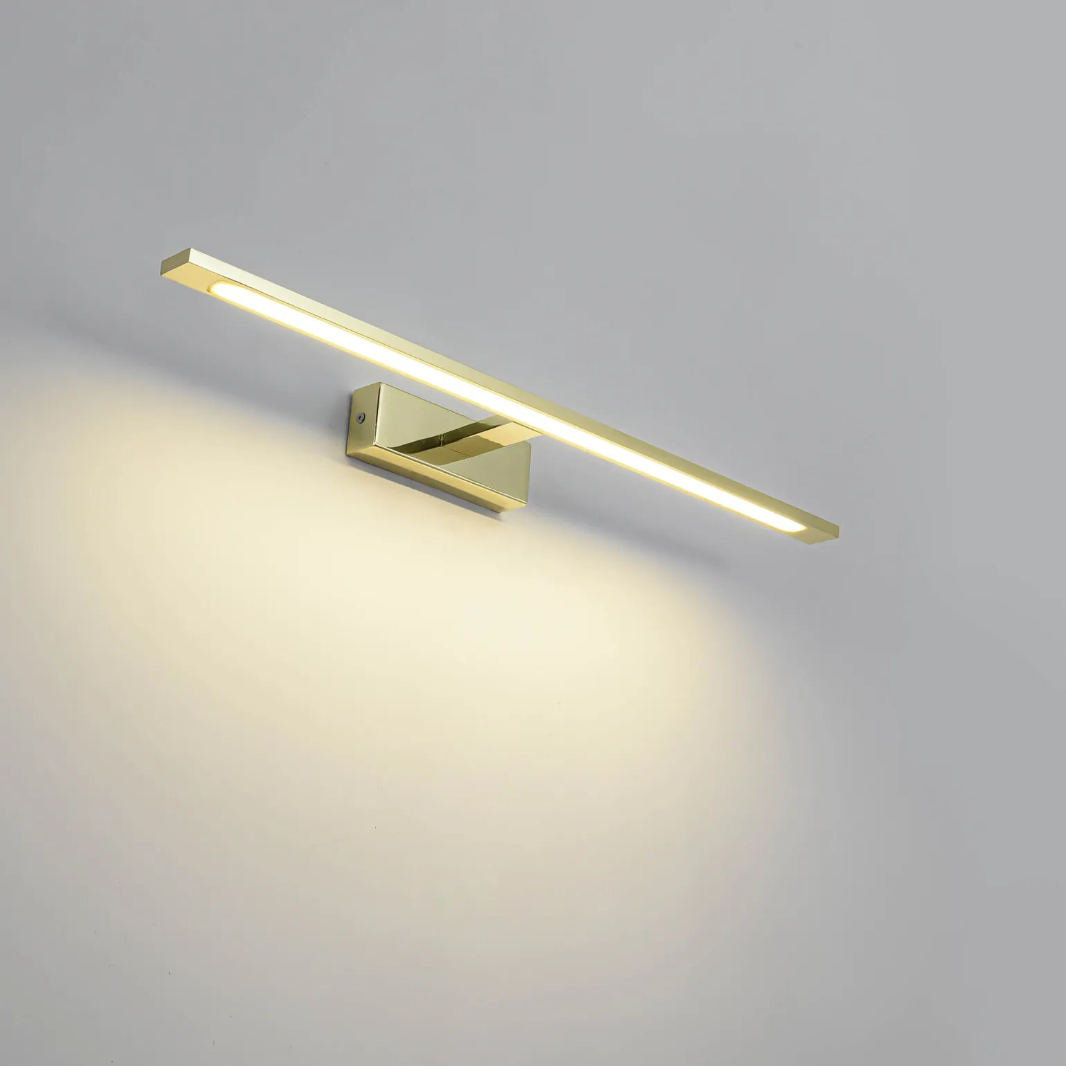 Sklep Kaja Złoty kinkiet do łazienki, szerokość 62cm GS-LWB-20W GOLD ISLA | Kaja