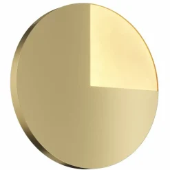 Sklep Kaja Złoty kinkiet, ledowe koło, moc 12W MOD320WL-L12BS3K z serii JUPITER