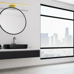 Sklep Kaja Złoty kinkiet obrazowy, idealny nad lustro ML5734 z serii SHINE | Kaja Oświetlen