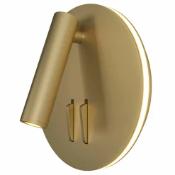 Sklep Kaja Złoty kinkiet z włącznikiem C176-WL-01-6W-MG IOS 176 | Kaja