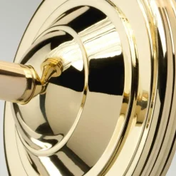 Sklep Kaja Złoty kinkiet ze szklanym kloszem BATH-AUSTEN1-PB z serii AUSTEN