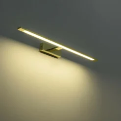 Sklep Kaja Złoty, ledowy kinkiet nad lustro GS-LWB-20W GOLD ISLA | Kaja