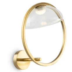 Sklep Kaja Złoty, niezwykły, ledowy kinkiet MOD327WL-L5BS3K z serii LUNARE | Kaja